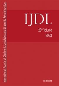Produktbild: International Journal of Diachronic Linguistics and Linguistic Reconstruction