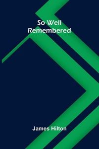 Produktbild: So Well Remembered