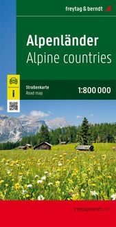 Bild vom Artikel Alpenländer, Straßenkarte 1:800.000, freytag & berndt vom Autor 