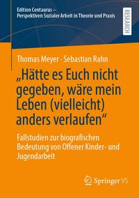 Produktbild: "H&auml;tte es Euch nicht gegeben, w&auml;re mein Leben (vielleicht) anders verlaufen"
