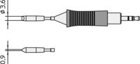 Produktbild: Weller RTM 036 S L&ouml;tspitze Mei&szlig;elform, gerade Spitzen-Gr&ouml;&szlig;e 3.7mm Inhalt 1St.