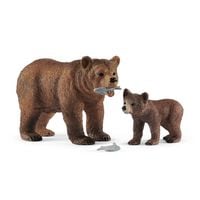 Produktbild: schleich&reg; 42456 Grizzlyb&auml;r-Mutter mit Jungem