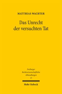 Produktbild: Das Unrecht der versuchten Tat