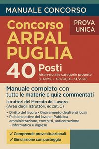 Produktbild: Manuale per Concorso ARPAL Puglia 2025
