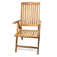 Produktbild: Hochlehner Klappstuhl verstellbar Teak Holz