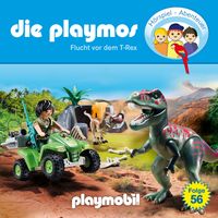 Bild vom Artikel Die Playmos - Das Original Playmobil Hörspiel, Folge 56: Flucht vor dem T-Rex vom Autor David Bredel