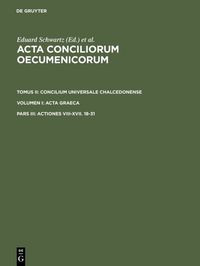 Produktbild: Actiones VIII-XVII. 18-31