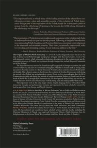 Produktbild: The Origins of Modern Polish Democracy