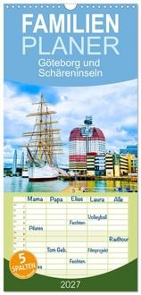 Produktbild: Familienplaner 2027 - G&ouml;teborg und Sch&auml;reninseln mit 5 Spalten (Wandkalender, 21 x 45 cm) CALVENDO