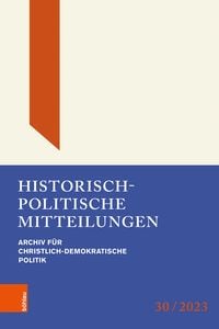 Produktbild: Historisch-Politische Mitteilungen