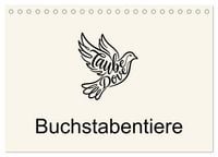 Produktbild: Buchstabentiere (Tischkalender 2027 DIN A5 quer), CALVENDO Monatskalender