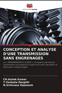 Produktbild: CONCEPTION ET ANALYSE D'UNE TRANSMISSION SANS ENGRENAGES
