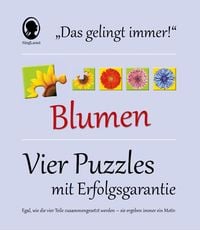 Produktbild: Das "Gelingt-immer"-Puzzle Blumen. Das Puzzle-Spiel f&uuml;r Senioren mit Demenz