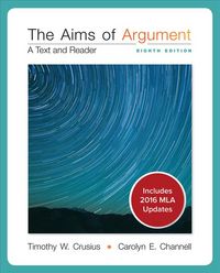 Produktbild: Aims Of Argument Mla 2016 Upda