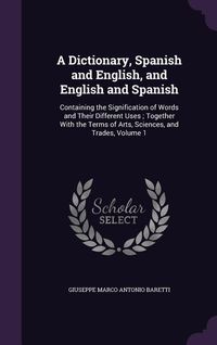 Produktbild: A Dictionary, Spanish and English, and English and Spanish