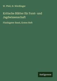 Produktbild: Kritische Bl&auml;tter f&uuml;r Forst- und Jagdwissenschaft