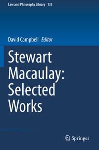 Produktbild: Stewart Macaulay: Selected Works