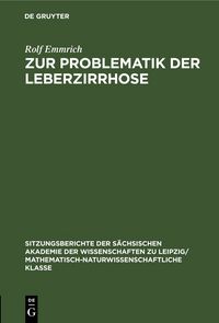 Produktbild: Zur Problematik der Leberzirrhose