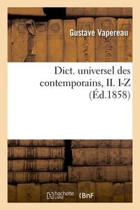 Produktbild: Dict. universel des contemporains, II. I-Z (&Eacute;d.1858)