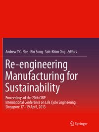 Produktbild: Re-engineering Manufacturing for Sustainability