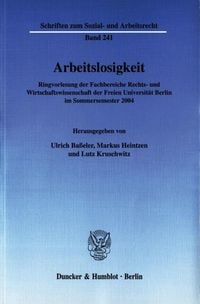 Produktbild: Arbeitslosigkeit.