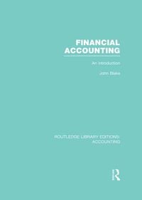 Produktbild: Financial Accounting (RLE Accounting)