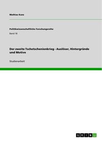 Produktbild: Der zweite Tschetschenienkrieg - Ausl&ouml;ser, Hintergr&uuml;nde und Motive