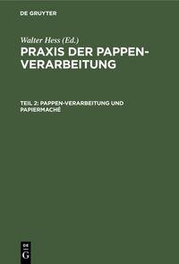 Produktbild: Pappen-Verarbeitung und Papiermach&eacute;