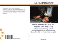 Produktbild: Menschenhandel. Was u.a. Norbert Geis dazu sagt