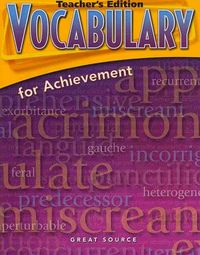 Produktbild: Grt Source Vocabulary For Achi