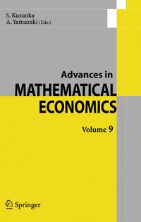 Produktbild: Advances in Mathematical Economics Volume 9