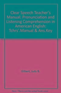 Produktbild: Judy B. Gilbert, G: Clear Speech Teacher's Manual