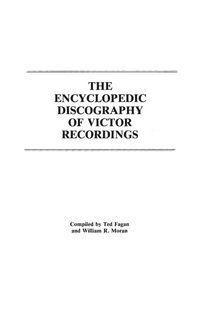 Produktbild: The Encyclopedic Discography of Victor Recordings