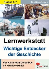 Produktbild: Lernwerkstatt Wichtige Entdecker der Geschichte