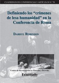 Produktbild: Definiendo los "cr&iacute;menes de lesa humanidad" en la Conferencia de Roma
