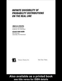 Produktbild: Infinite Divisibility of Probability Distributions on the Real Line