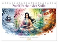 Produktbild: Zw&ouml;lf Farben der Stille (Tischkalender 2027 DIN A5 quer), CALVENDO Monatskalender