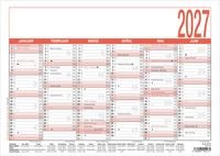 Produktbild: Arbeitstagekalender A4 2027