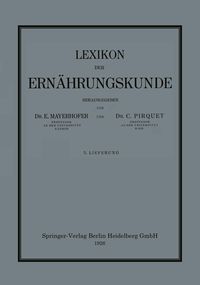 Produktbild: Lexikon der Ern&auml;hrungskunde