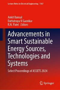 Produktbild: Advancements in Smart Sustainable Energy Sources, Technologies and Systems