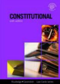 Produktbild: Constitutional Lawcards 6/E: Sixth Edition