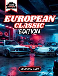 Produktbild: Revline Coloring European Classic Car Coloring Book