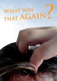 Produktbild: What was that again? - Remember book - Journal notebook / gift book with numbered pages and table of contents for a quick and easy retrieval of entrie