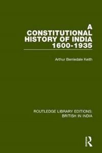 Produktbild: Constitutional History of India, 1600-1935