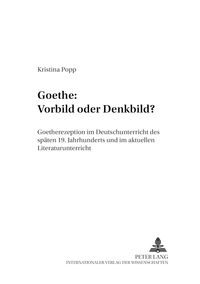 Produktbild: Goethe: Vorbild oder Denkbild?