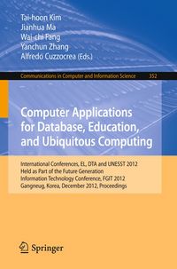 Produktbild: Computer Applications for Database, Education and Ubiquitous Computing