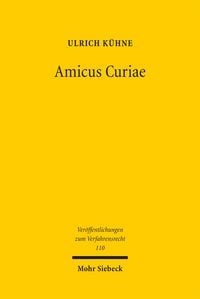 Produktbild: K&uuml;hne, U: Amicus Curiae