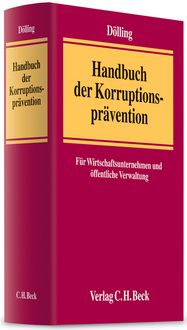 Produktbild: Handbuch der Korruptionspr&auml;vention