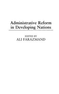 Produktbild: Administrative Reform in Developing Nations