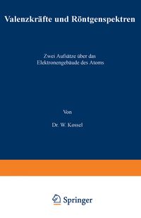 Produktbild: Valenzkr&auml;fte und R&ouml;ntgenspektren